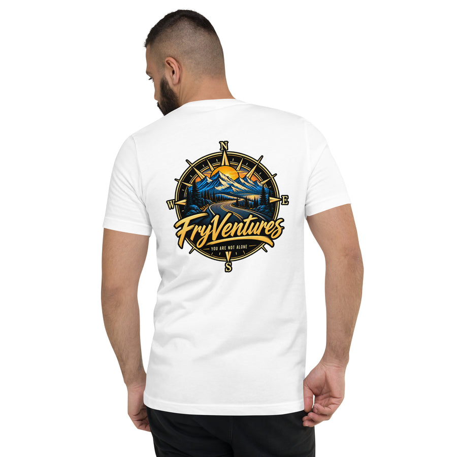 Compass - Short Sleeve V-Neck T-Shirt